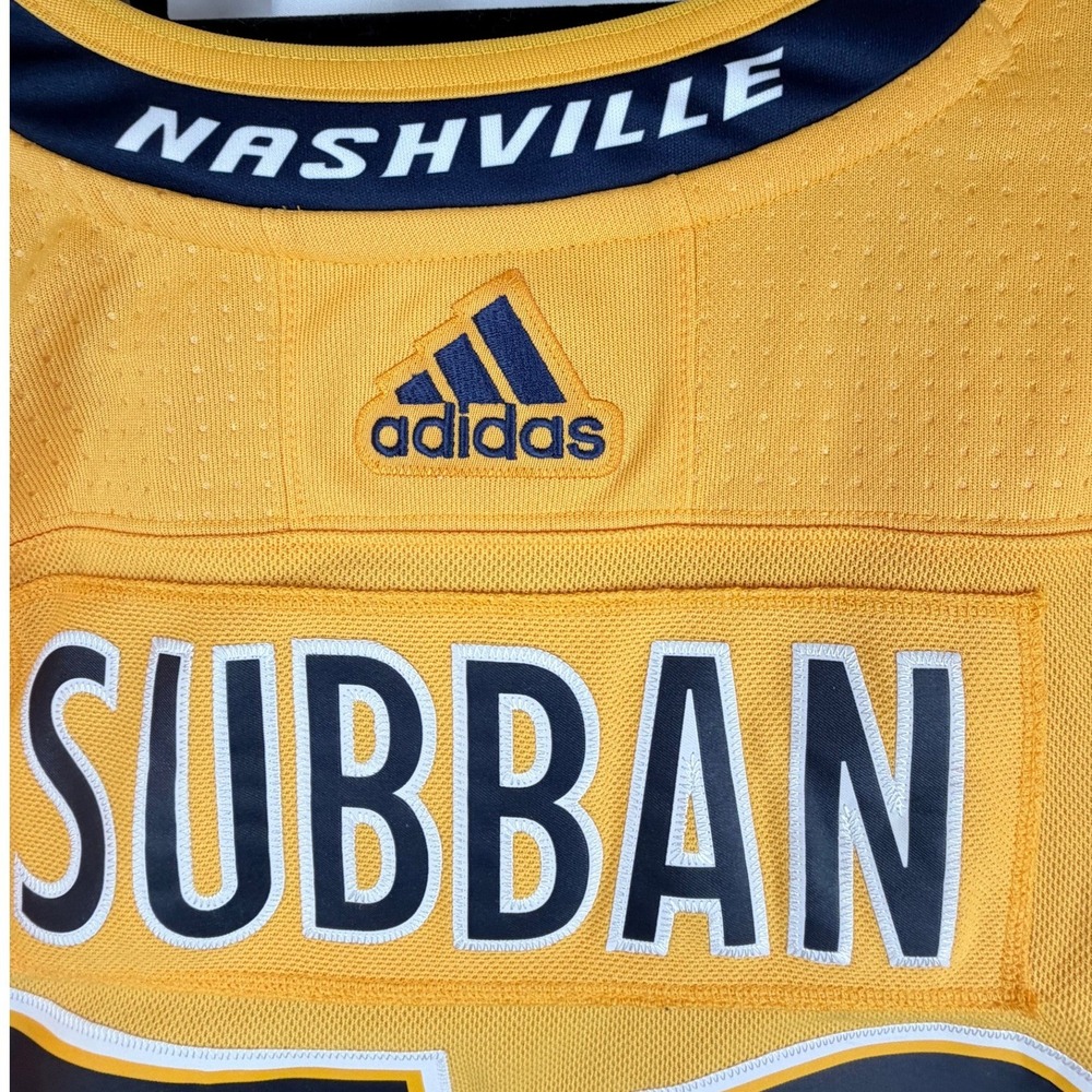 NWT Adidas Nashville Predators P.K.‎ Subban #76 Climalite NHL Jersey Men's 50 - Picture 6 of 16
